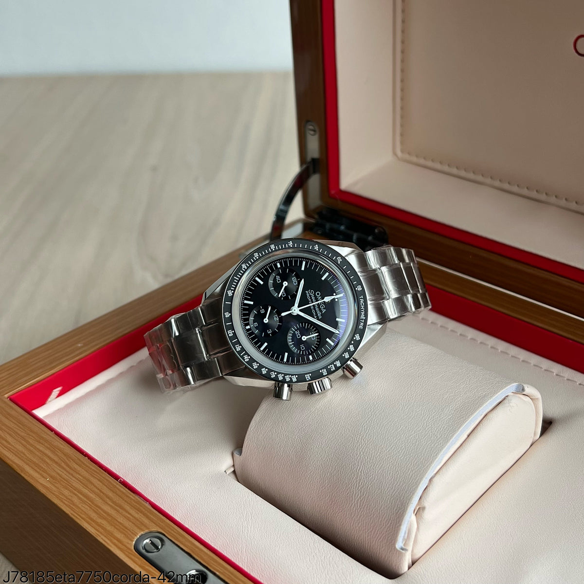 OMEGA SPEEDMASTER PROFESSIONAL 42MM PRETO SUPER CLONE