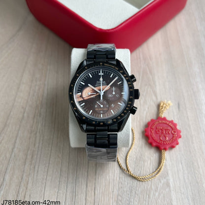 OMEGA SPEEDMASTER TO THE MOON PRETO SUPER CLONE