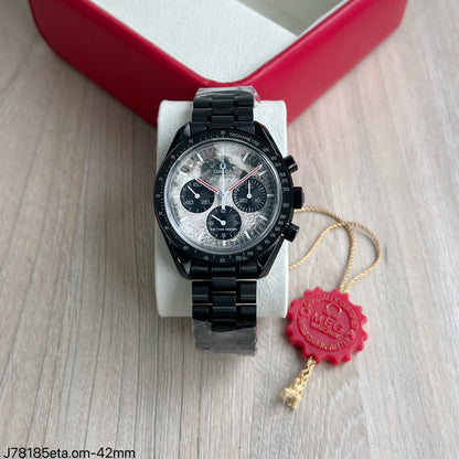 OMEGA SPEEDMASTER TO THE MOON PRETO SUPER CLONE