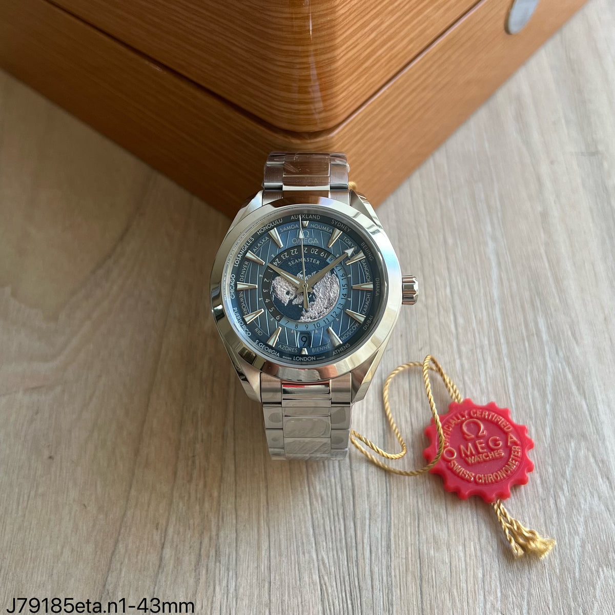 OMEGA SEAMASTER WORLDTIMER 43MM SUPER CLONE