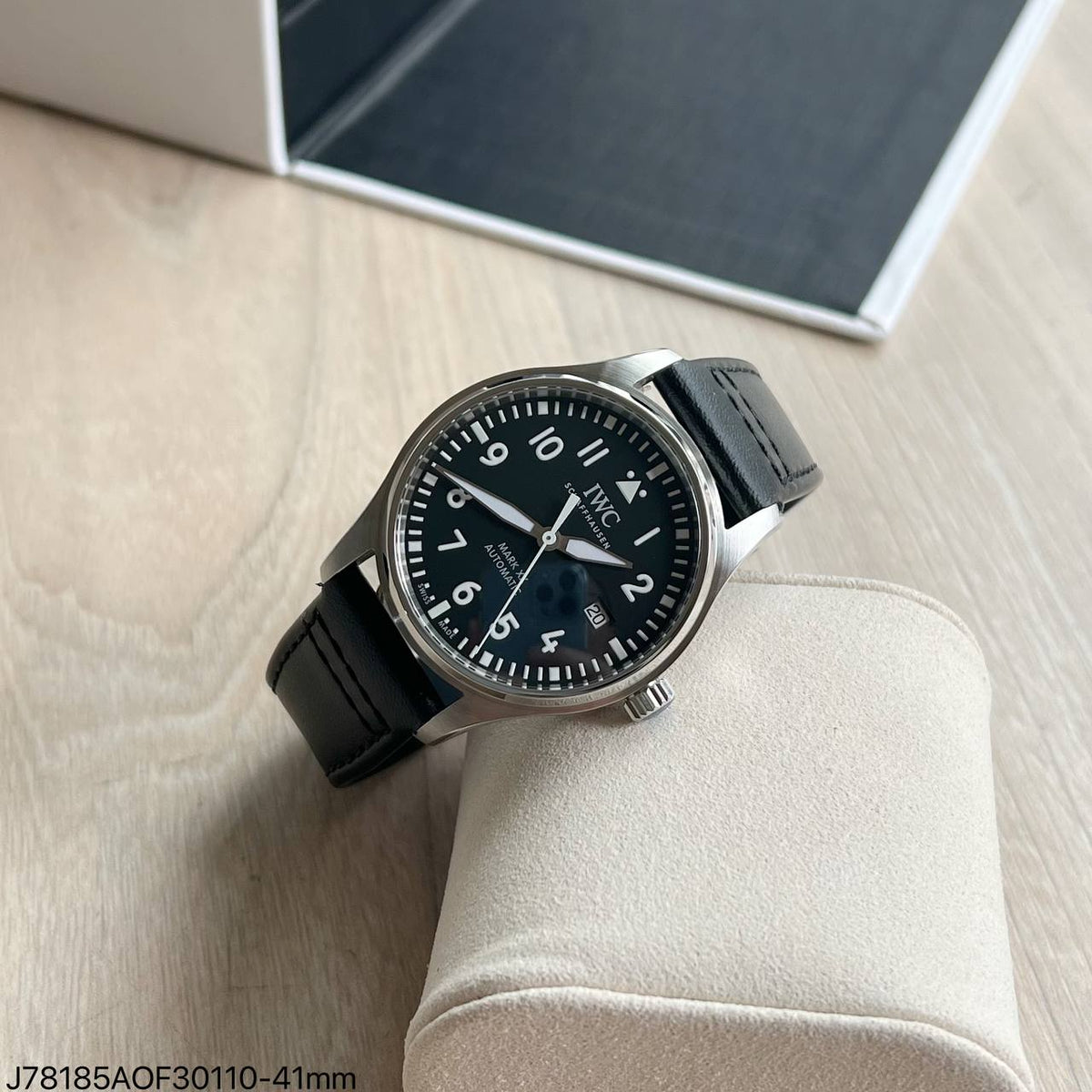 IWC MARK XVIII PRATA PRETO 40MM SUPER CLONE