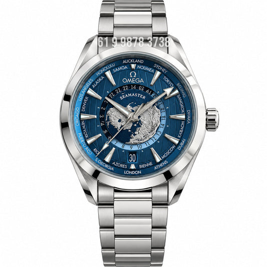 OMEGA SEAMASTER WORLDTIMER 43MM SUPER CLONE