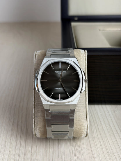 PATEK PHILIPPE MOEDA PRATA CINZA 42MM
