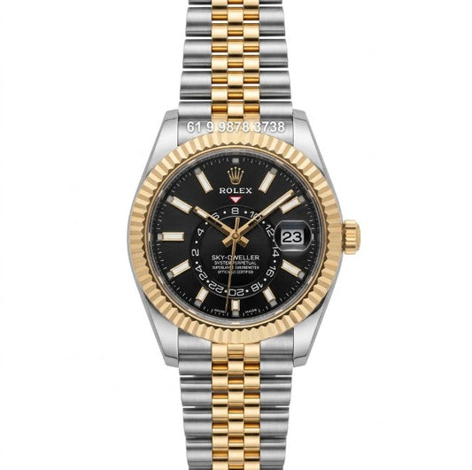 ROLEX SKY-DWELLER  GOLD ETA J79180 SUPER CLONE