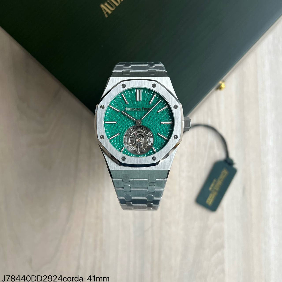 AUDEMARS PIGUET ROYAL OAK PRATA VERDE ETA SUPER CLONE
