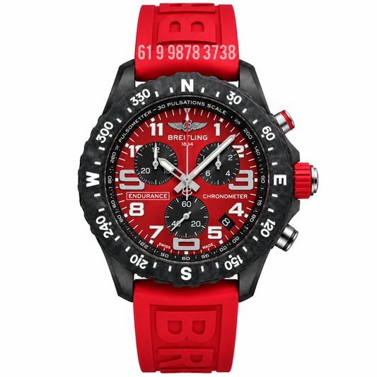 BREITLING ENDURANCE PRO LIGHT VERMELHO 44MM SUPER CLONE