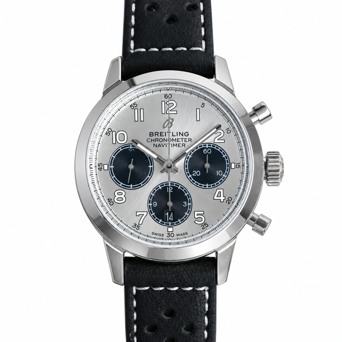 BREITLING NAVITIMER ETA PRATA CINZA SUPER CLONE