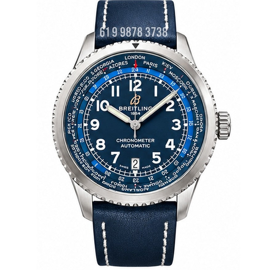 BREITLING CHRONOMETER 41MM PRATA SUPER CLONE