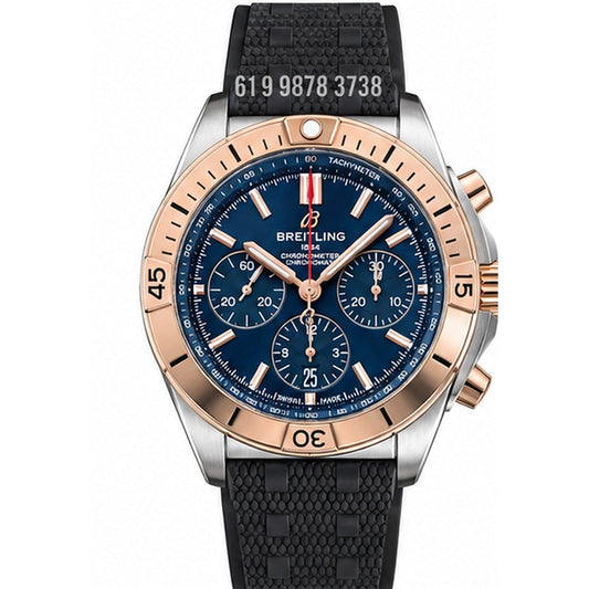 BREITLING CHRONOMAT MISTO BORRACHA 44MM SUPER CLONE