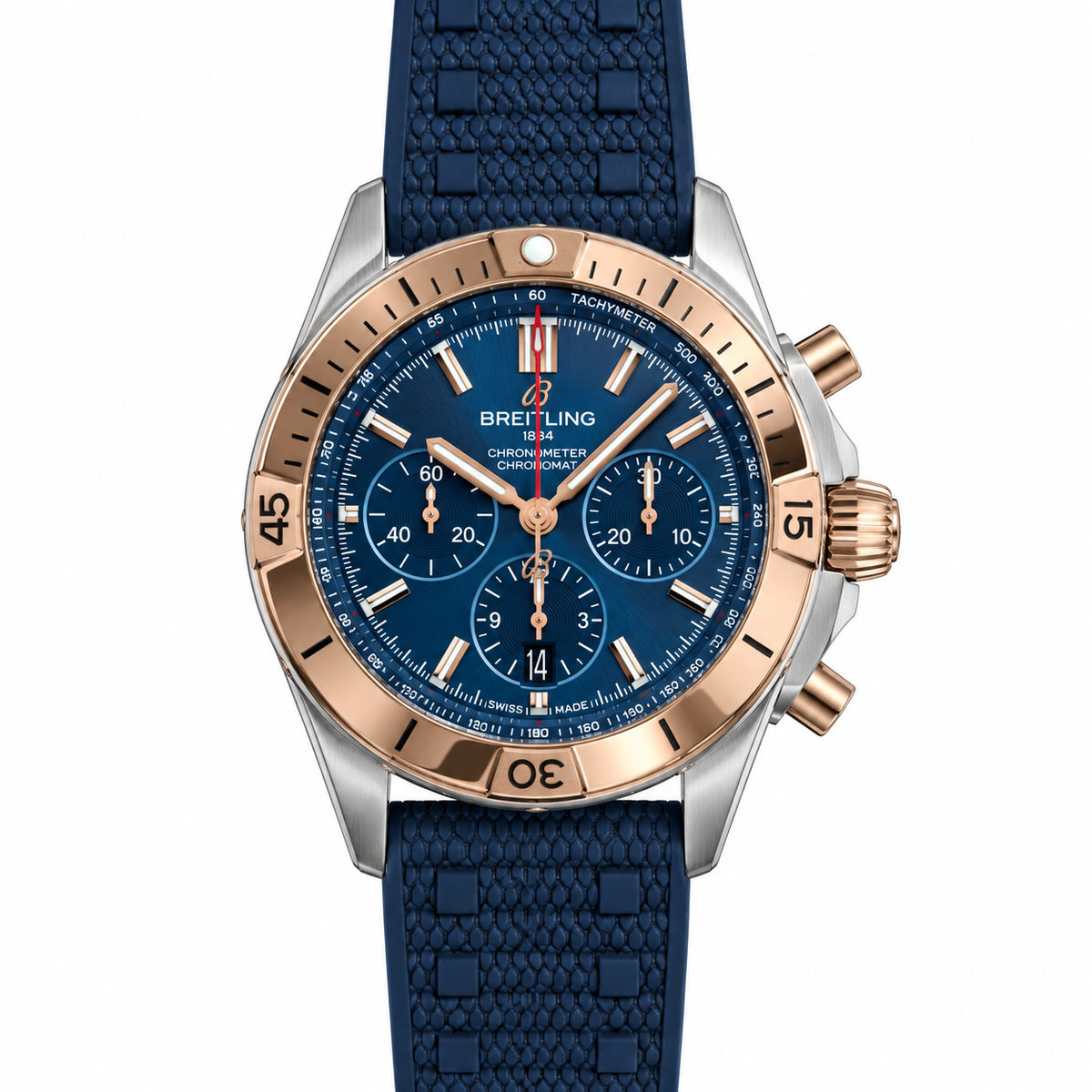 BREITLING CHRONOMAT MISTO BORRACHA 44MM SUPER CLONE
