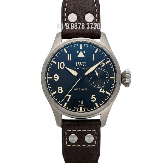 IWC CINZA PRETO 46MM SUPER CLONE