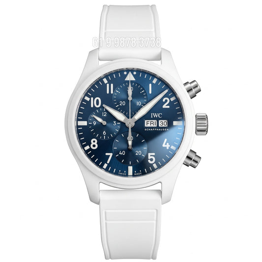 IWC ETA BIG PILOT BRANCO AZUL SUPER CLONE