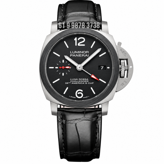 PANERAI LUMINOR LUNA ROSSA CINZA 42MM SUPER CLONE