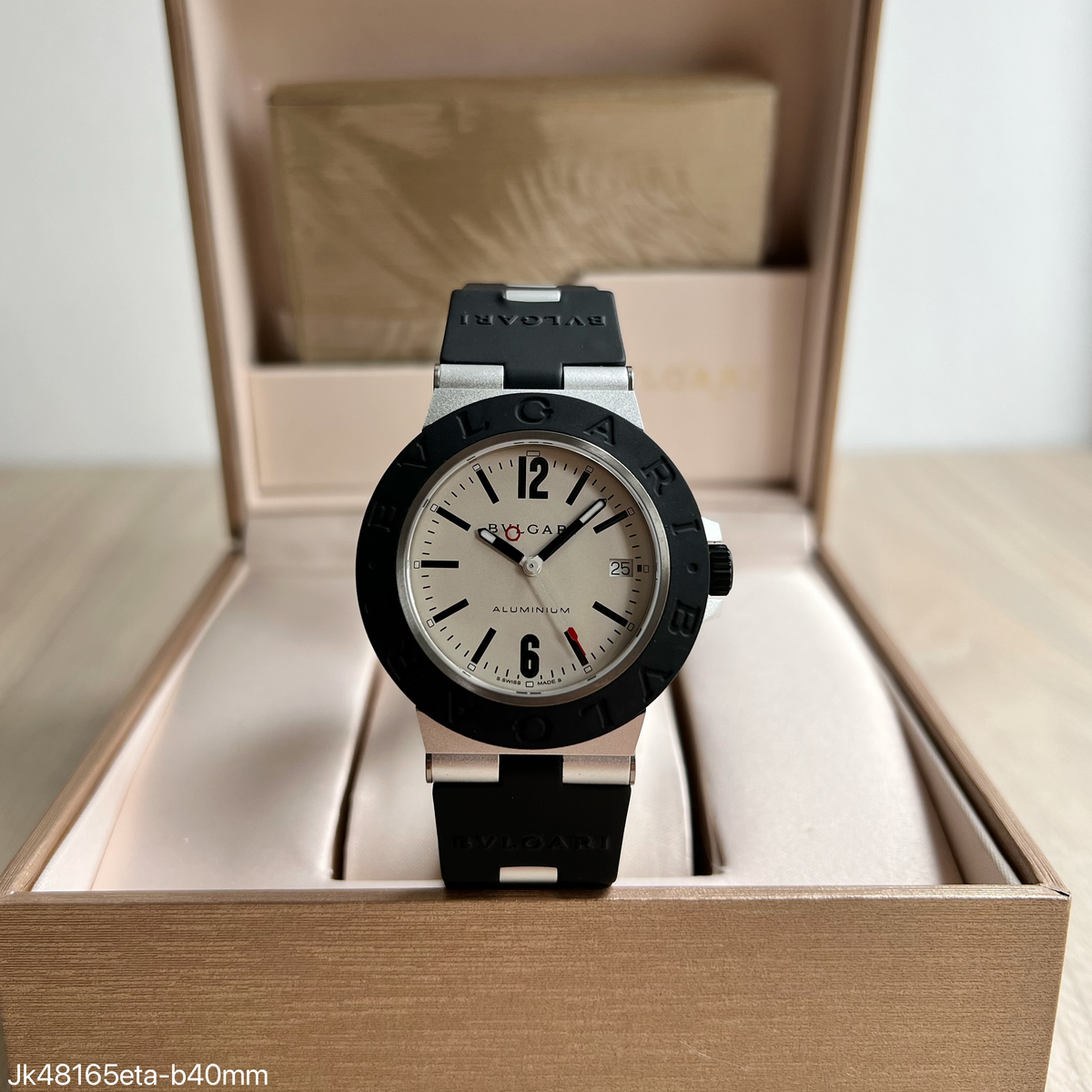 BVLGARI ALUMINIUM WHITE ETA JK48165 SUPER CLONE