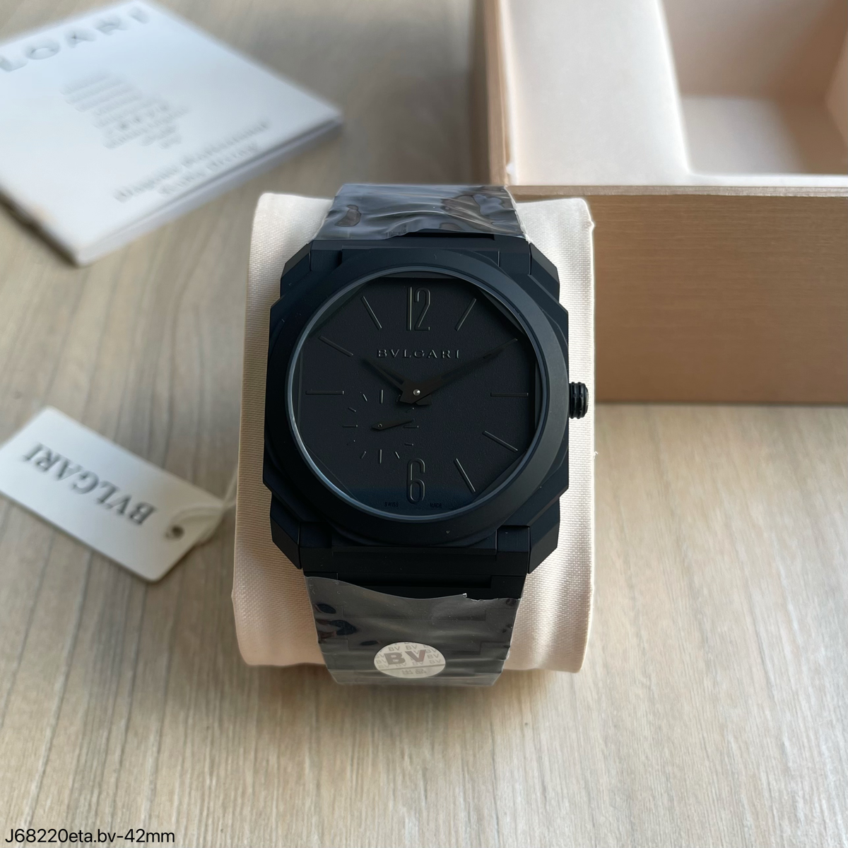 BVLGARI OCTO BLACK ETA J68220 SUPER CLONE