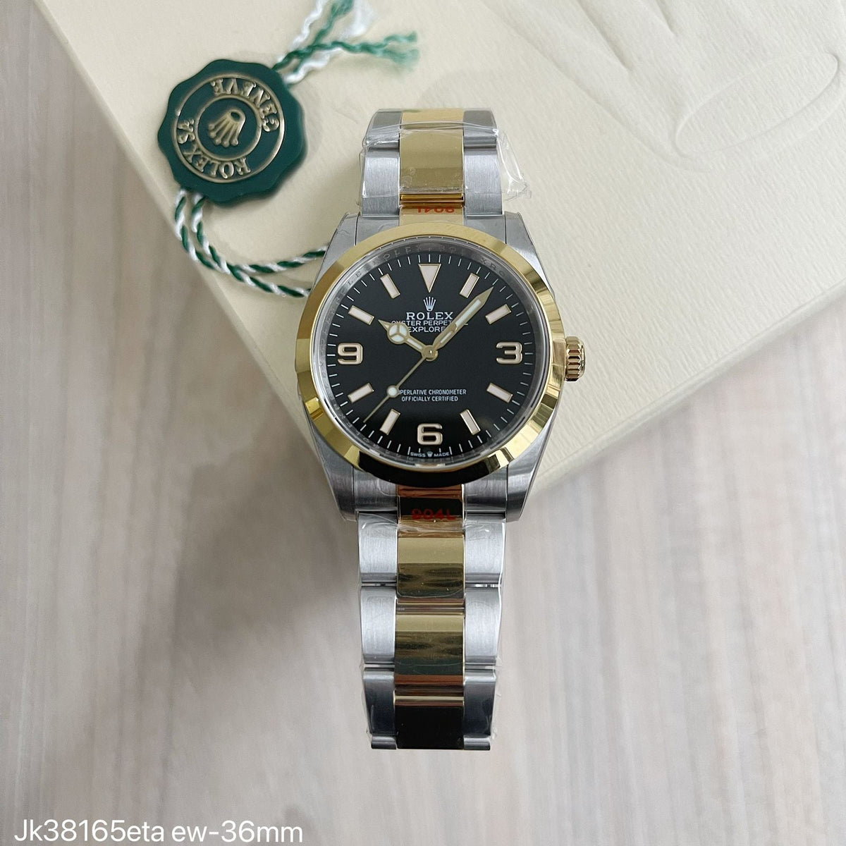 ROLEX EXPLORER ETA JK38165.EW SUPER CLONE