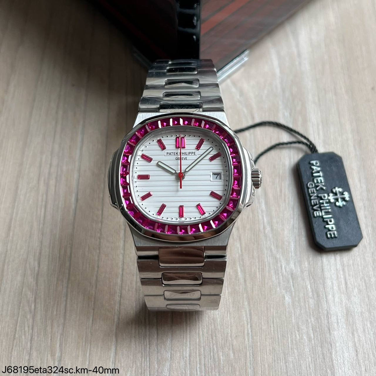 PATEK PHILIPPE NAUTILUS PEDRAS ETA J68195 324sc.km SUPER CLONE