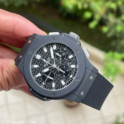 HUBLOT BIG BANG TUIGA ALL BLACK SUPER CLONE