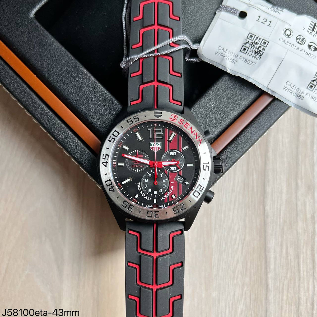 TAG HEUER FORMULA 1 SENNA ETA J581100 SUPER CLONE