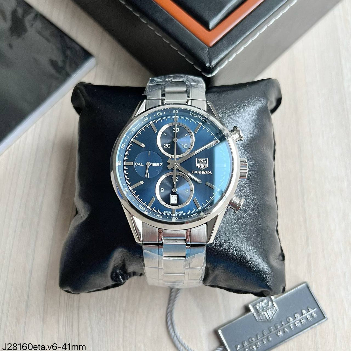 TAG HEUER CARRERA 1887 ETA Azul SUPER CLONE