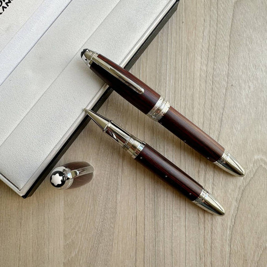 CANETA MONT BLANC MARROM