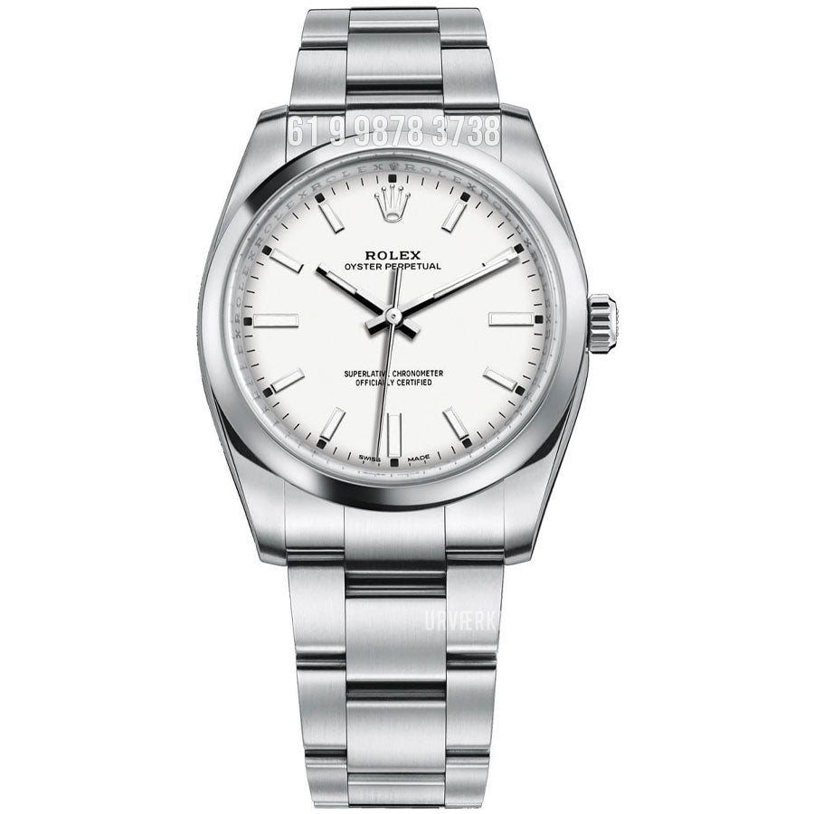 ROLEX OYSTER PERPETUAL 41MM BRANCO 126000 SUPER CLONE