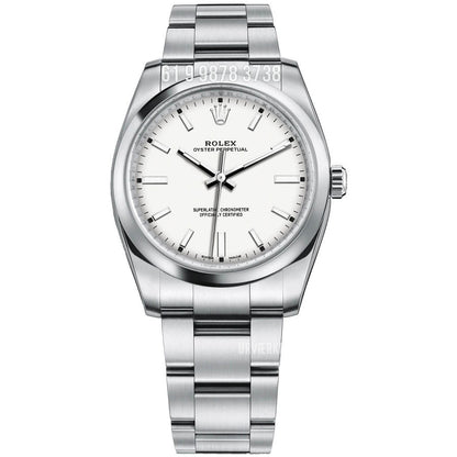 ROLEX OYSTER PERPETUAL 41MM BRANCO 126000 SUPER CLONE