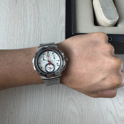 TAG HEUER F1 FORMULA 1 PRATA BRANCO 44MM