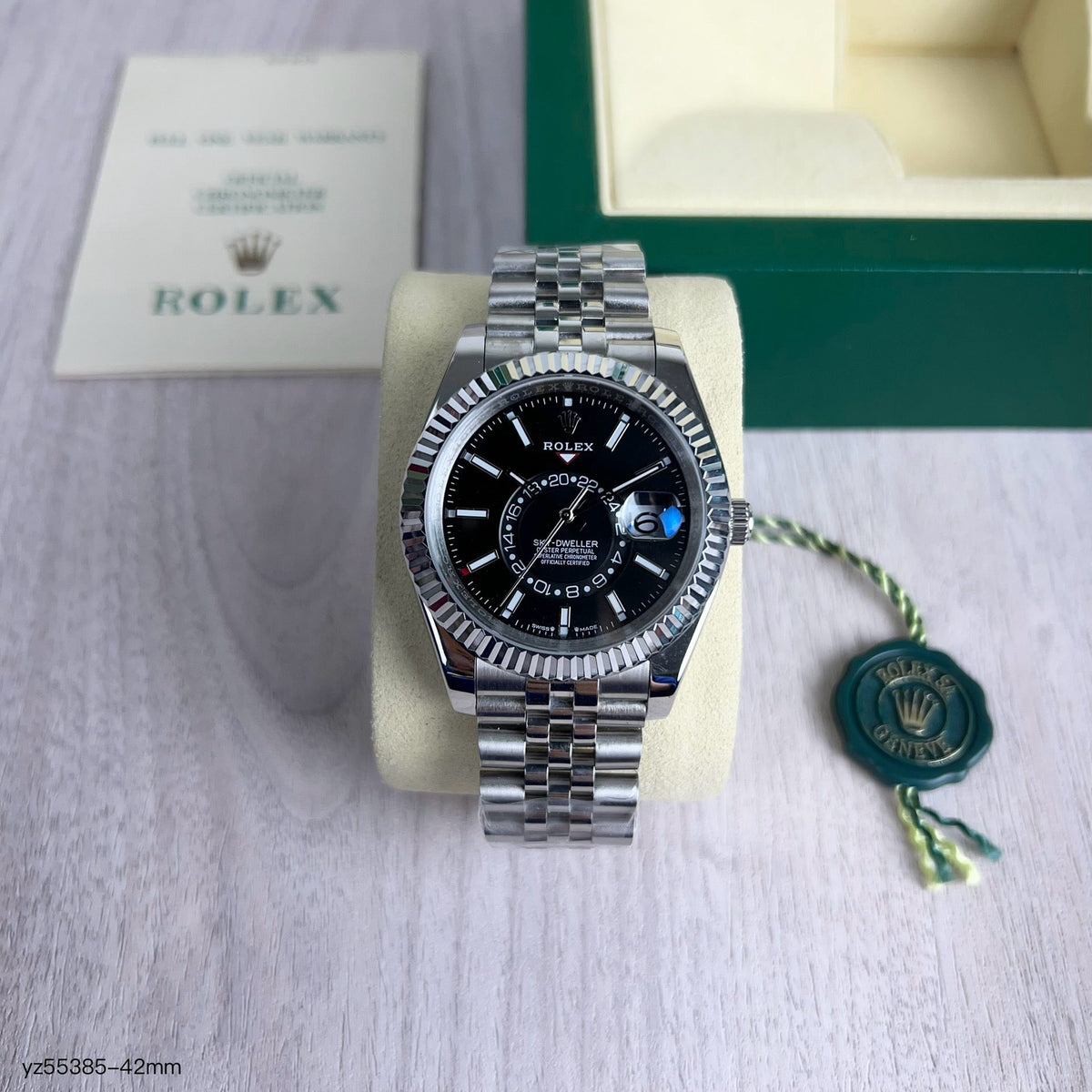 ROLEX SKY DWELLER PRETO JUBILEU 42MM