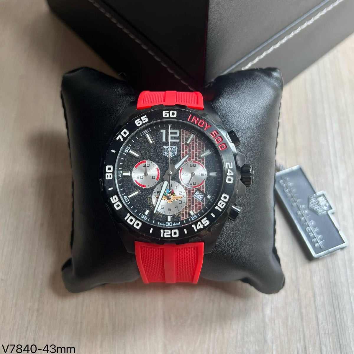 TAG HEUER F1 FORMULA 1 INDY 500 PRETO 43MM