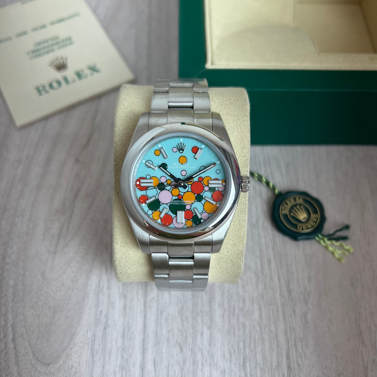 ROLEX OYSTER PERPETUAL PRATA BUBBLES 41MM