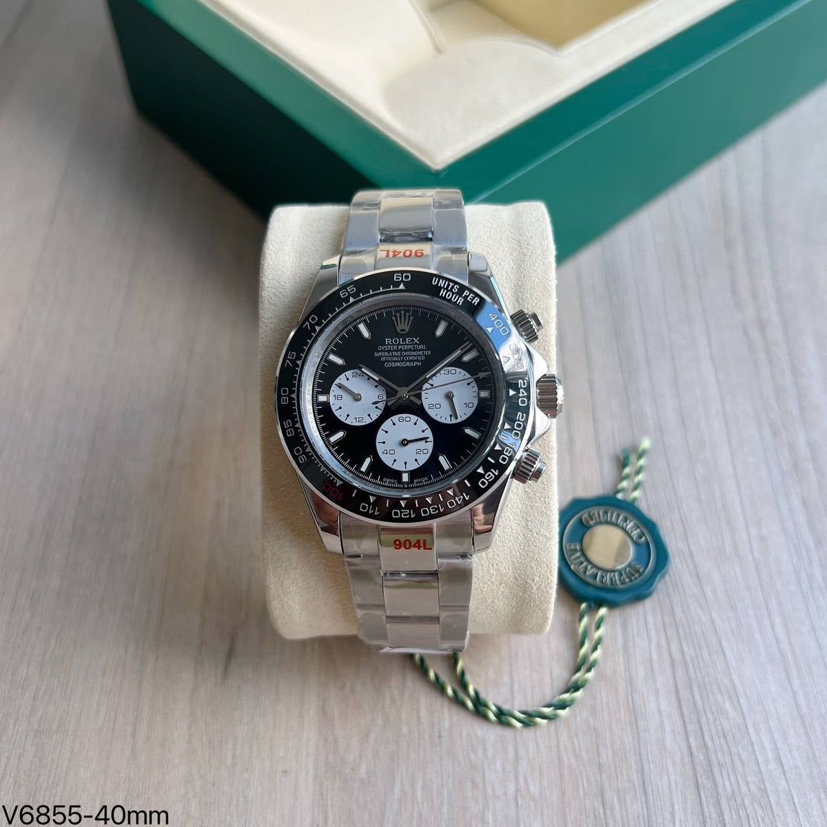 ROLEX DAYTONA PRATA PRETO 2024 40MM