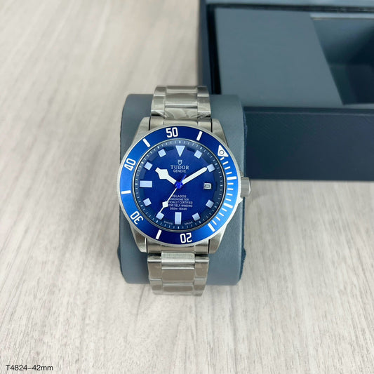 TUDOR PELAGOS PRATA AZUL 42MM