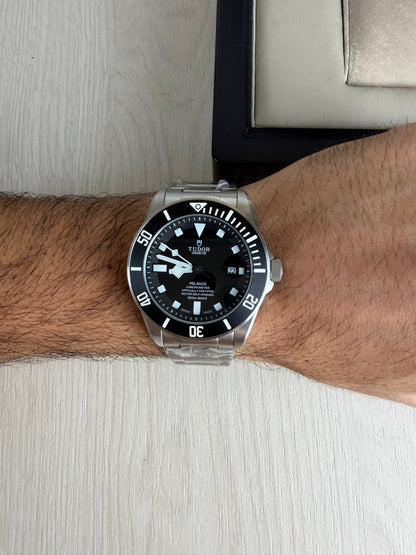 TUDOR PELAGOS PRATA PRETO 42MM