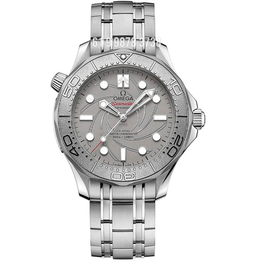 OMEGA SEAMASTER PRATA 42MM SUPER CLONE