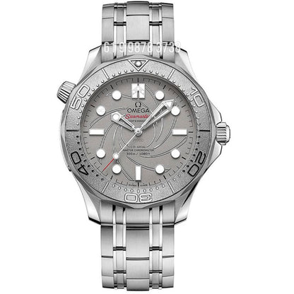 OMEGA SEAMASTER PRATA 42MM SUPER CLONE
