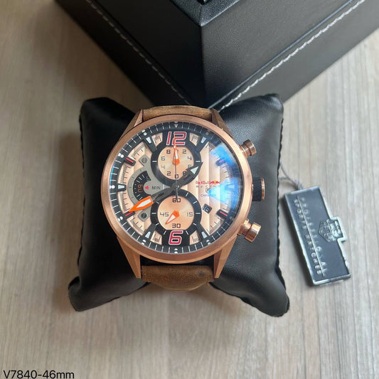 TAG HEUER CARRERA RED BULL ROSE MARROM 46MM