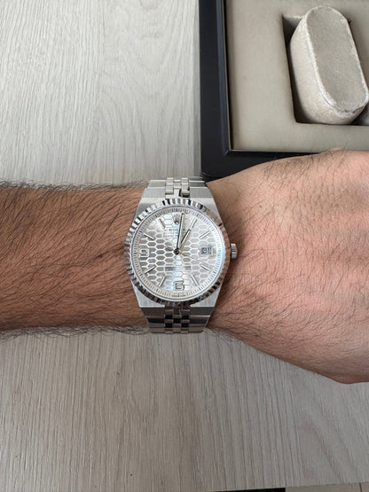 ROLEX LAND DWELLER PRATA BRANCO 40MM
