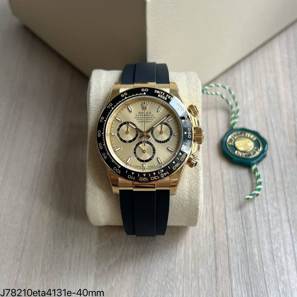 ROLEX DAYTONA 126518LN ETA  GOLD OYSTER FLEX SUPER CLONE
