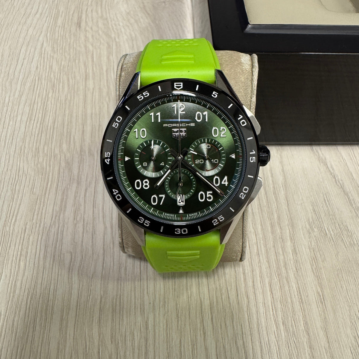 TAG HEUER PORSCHE PRATA VERDE 43MM