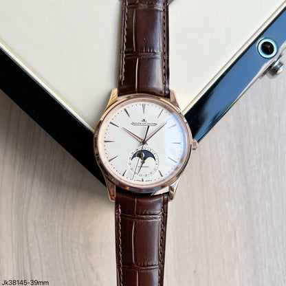 JAEGER-LECOULTRE MASTER ULTRA THIN MOON ROSE 39MM SUPER CLONE