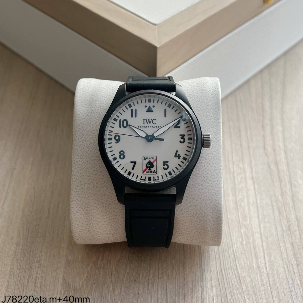 IWC PILOT WATCH BLACK ACES 41MM SUPER CLONE
