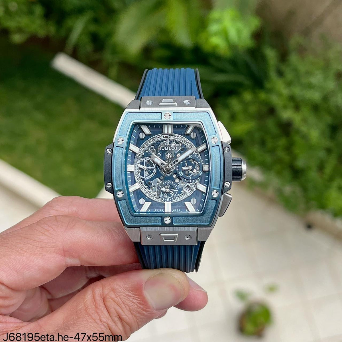 HUBLOT SPIRIT OF BIG BANG PRATA 42MM SUPER CLONE
