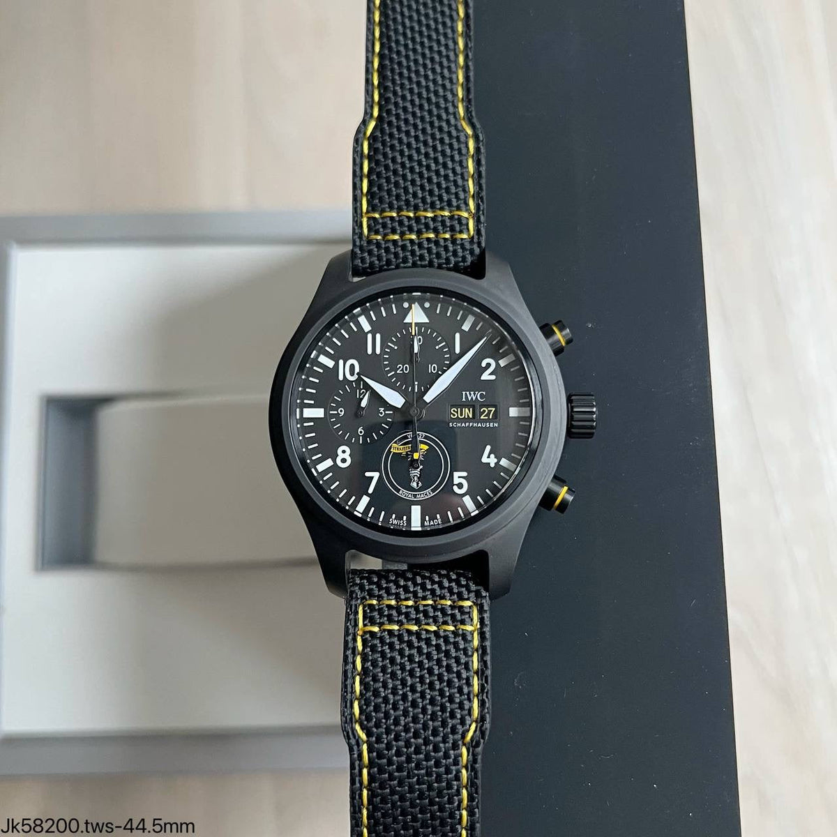 IWC PILOT  PRETO 44MM SUPER CLONE