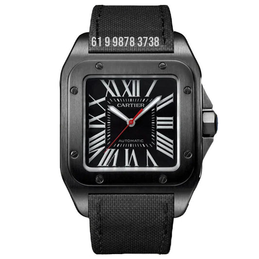 CARTIER SANTOS PRETO  40MM SUPER CLONE