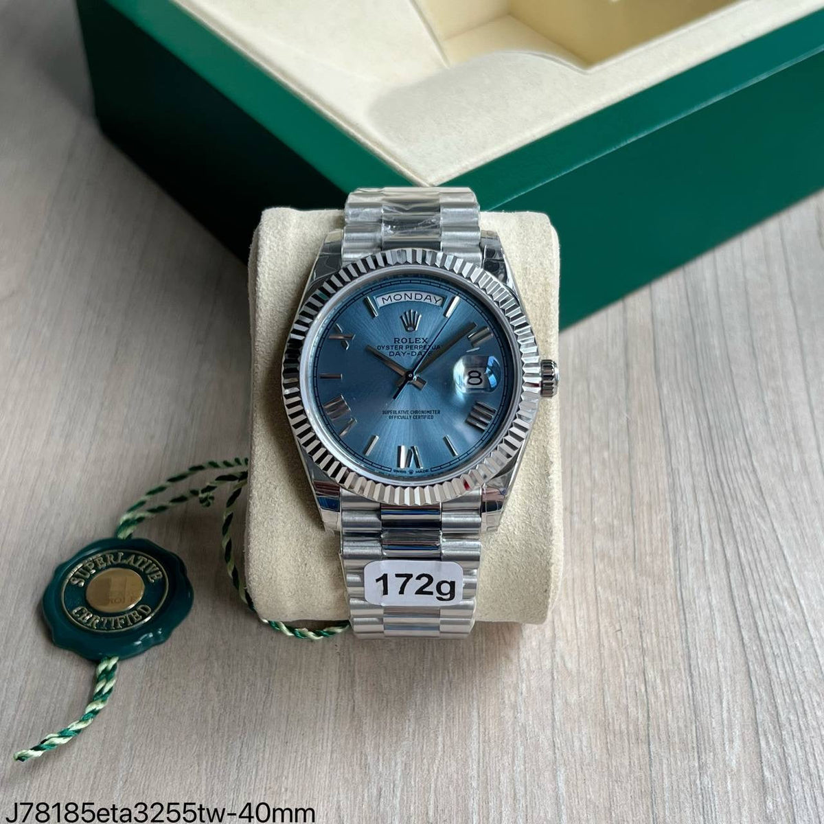 ROLEX DAY DATE ETA AZUL SUPER CLONE