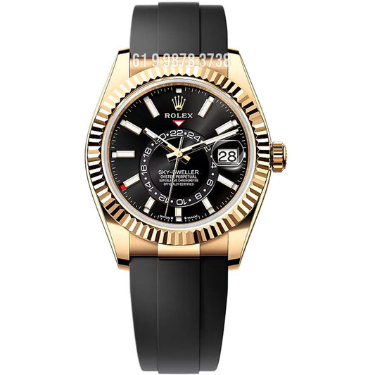 ROLEX SKY-DWELLER  GOLD ETA J79180 SUPER CLONE