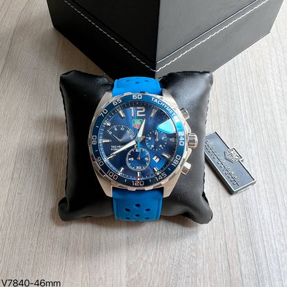 TAG HEUER F1 FORMULA 1 PRATA AZUL 43MM
