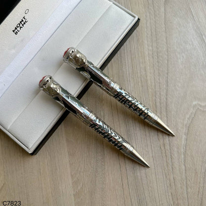 CANETA MONT BLANC PRATA
