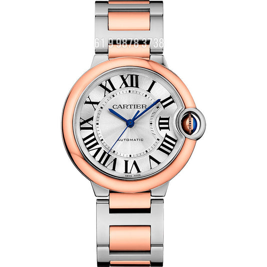 CARTIER BALLON ETA MISTO ROSÊ 36MM J78100 SUPER CLONE